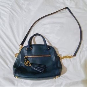 Michael Kors Shoulder Bag - Blue / Gold